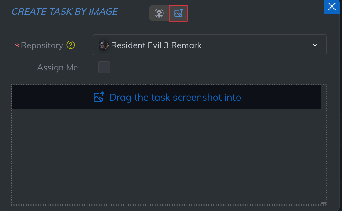 Task add image mode